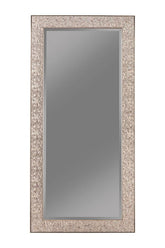 Coaster Rollins Rectangular Floor Mirror Silver Sparkle Model 901997
